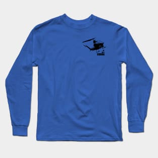 AH-1 Cobra Helicopter Gunship (Front & Back logo) Long Sleeve T-Shirt